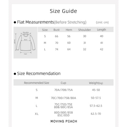 MOVING PEACH Women Sports Longsleeve Dual-Style Wear Design Wrap around style Crop Top Comfort Yoga Pilates Dance Daily wear ASQ(new)