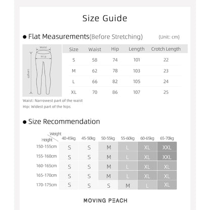 MOVING PEACH Women Flared Pants High-rise Adjustable waist string Bell-bottoms with Back Drop-in Waistband Pocket Comfort Gym Pilates Dance Daily wear CLC