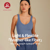 MOVING PEACH Women Sports Tank top Comfort Wide Shoulder Straps Yoga Top Breathable Removable Bra Cups Crop Top Fitness Running Dance Daily Wear AVV(lumair)