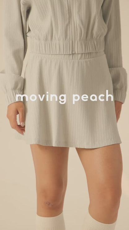 MOVING PEACH Women Tennis Skirt Golf Skirt High-Rise Quick-drying Badminton Skirt Two Side Pockets Sports Skirt With Comfy Inner Short Gym Running Dance Daily wear AKZ