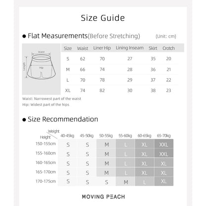 MOVING PEACH Women Sports Sets Loose Fit Full-Zip Cropped Jacket And High-Rise Quick-drying Sports Skirt With Comfy Inner Short Gym Running Dance Daily wear ASZ+AKZ