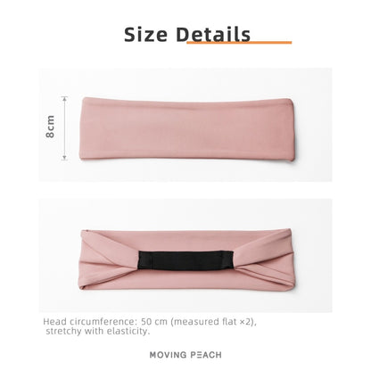 MOVING PEACH Women Cool headscarf High elastic Sweat-wicking Sports Headband Gym Outdoor Running Daily wear
